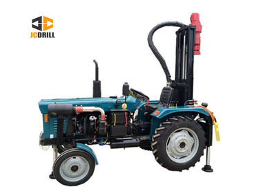 color modificado para requisitos particulares montado tractor de Rod de taladro de la plataforma de perforación del pozo de agua de los 200m el 1.5m