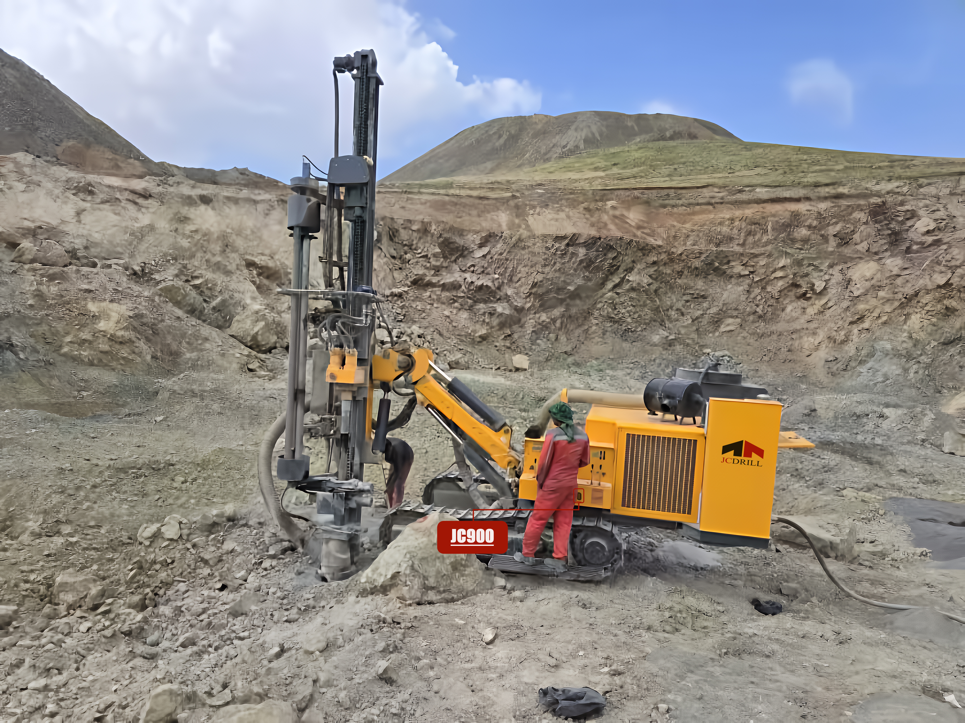 Últimos casos de empresas sobre JC900 Proyecto de minería en Oriente Medio