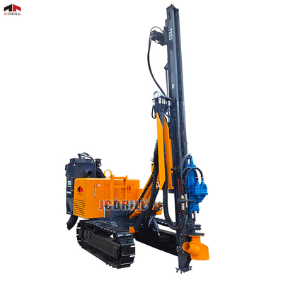 comprar Sistema hidráulico de martillo superior, filtro propulsado, rastreador de roca, plataforma de perforación con colector de polvo fabricación en línea