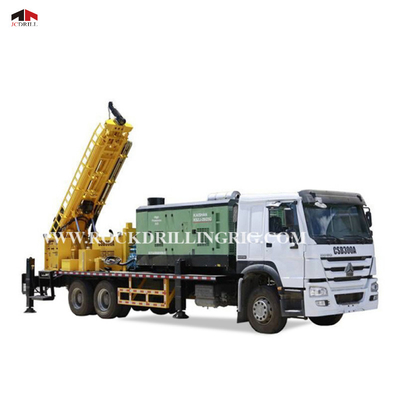comprar Pozo de agua hidráulico montado camión de Dth que perfora a Rig Machine 6 x 4 fabricación en línea