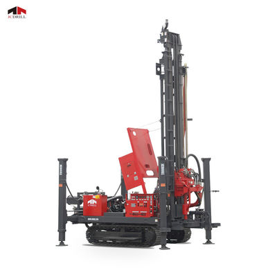 comprar Crawler Mounted Hydraulic Pneumatic Water Well Mud Pump Borehole Rotary Drilling Rig Machine For Sale Fabricación en línea