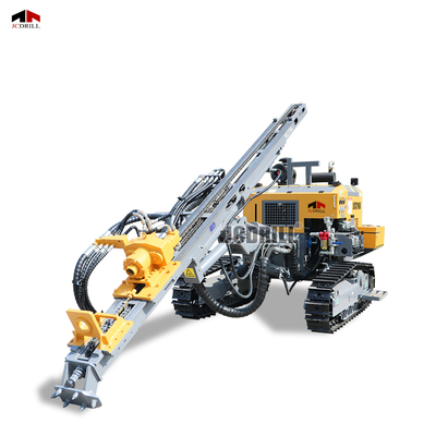 comprar Perforadora neumática DTH de tamaño compacto con motor dual, perforadora montada sobre orugas, totalmente hidráulica Fabricación en línea