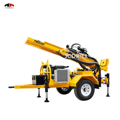 comprar Método de perforación DTH versátil Rig de perforación de pozos de agua con OK OEM y movilidad de rastreador Fabricación en línea