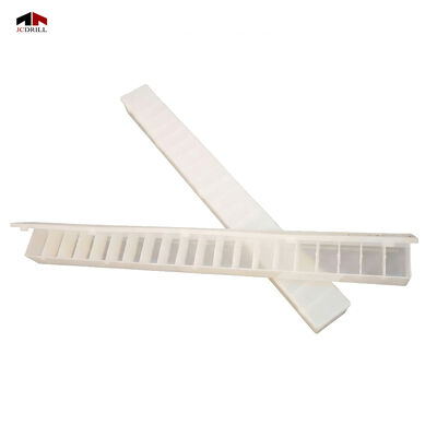 comprar Bandeja de virutas de roca PP con 10 compartimentos para muestras de minería, moldeada por inyección Fabricación en línea