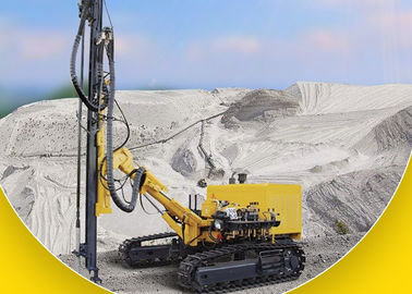 comprar Profundidad accionada por el motor diesel de la perforación de la plataforma de perforación de la correa eslabonada de la plataforma de perforación de roca de DTH los 25m fabricación en línea