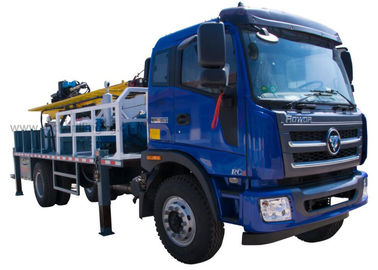comprar esfuerzo de torsión hidráulico de la rotación de la plataforma de perforación de Borewell de la plataforma de perforación del camión de la profundidad de los 300m 4500nm fabricación en línea