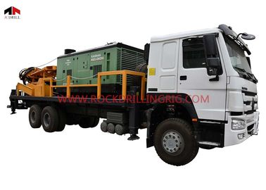 comprar 20T máquina hidráulica de la plataforma de perforación del pozo de agua de la perforación del aire DTH con el compresor de aire fabricación en línea