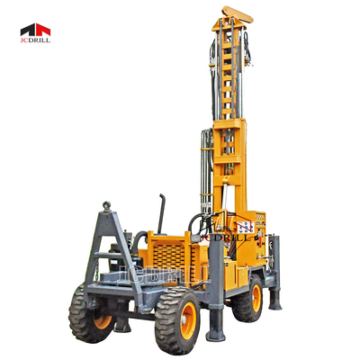 comprar Twd200 Roca Puerto de agua portátil Rig motor diesel remolque de perforación montado fabricación en línea