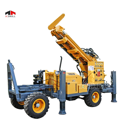 comprar 355mm 200m Portátil de agujero de agua de perforación Rig remolque montado rotativo fabricación en línea