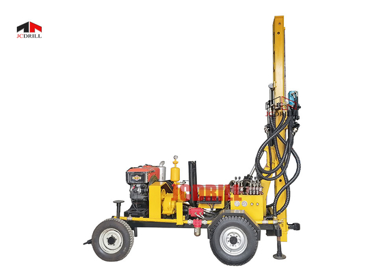 comprar Tipo diesel hidráulico del poder de la perforadora del pozo de agua/de la plataforma de perforación de la perforación fabricación en línea