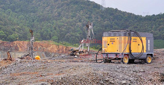 Compresor de aire portátil del tornillo de Copco del atlas con flujo de volumen nominal del ³ /min de los 30.5m