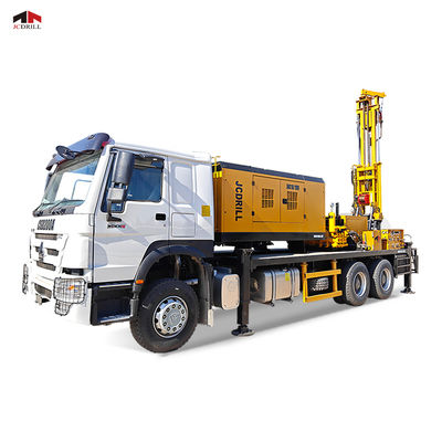 Rig de perforación de pozos de agua totalmente hidráulico 200 m de profundidad