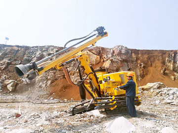 Un buen precio. La plataforma de perforación de voladura de roca JC860 hidráulica abajo agujerea el taladro con tecnología de DTH en línea