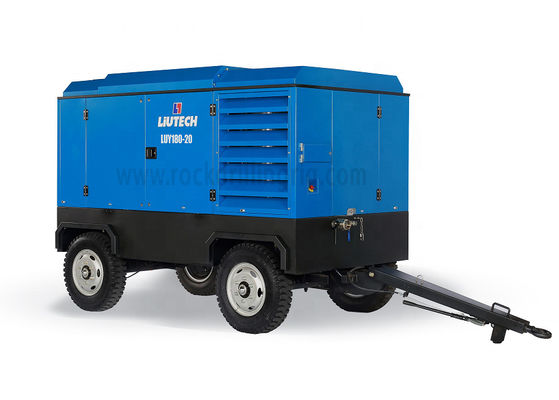 Adaptabilidad ISO9001 de poco ruido del compresor de aire del motor diesel de 4 ruedas alta