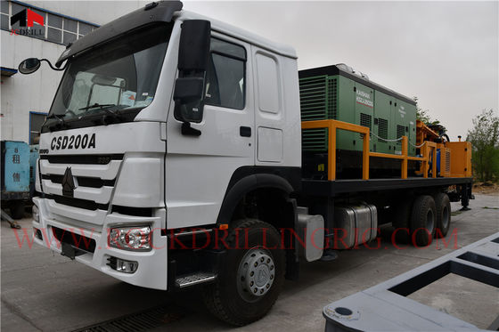 Un buen precio. plataforma de perforación del pozo de agua de 102m m JCDRILL CSD200A YUCHAI en línea