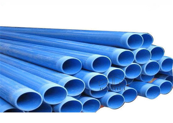 Un buen precio. agua azul profunda del tubo el encajonar plástico de 50x6000m m que perfora bien las herramientas con las ranuras en línea