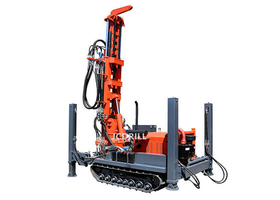 Un buen precio. Pozo de agua montado correa eslabonada hidráulica de los 200m que perfora a Rig Machine en línea